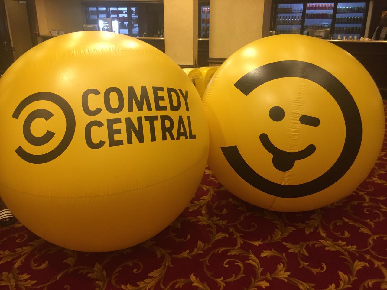Comedy Central Branded Sphere Display